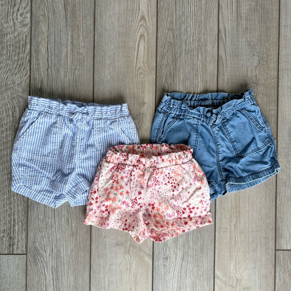 Old Navy Baby Shorts Trio